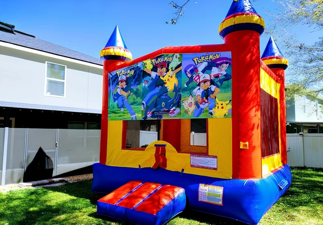 Pokemon Theme Bounce House