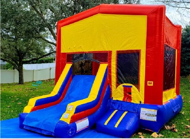 Medium Castle (Dry Slide Combo & Basketball Hoop)