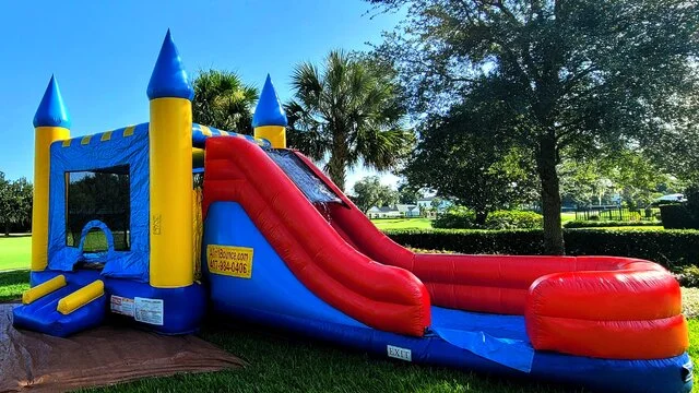 XL Castle (Water Slide Combo with Basketball Hoop)