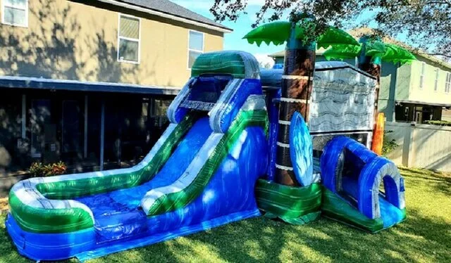 Aloha (Water Slide Combo with Basketball Hoop)