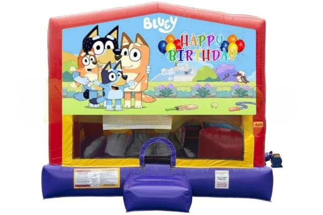 Bluey Bounce House Inside Slide