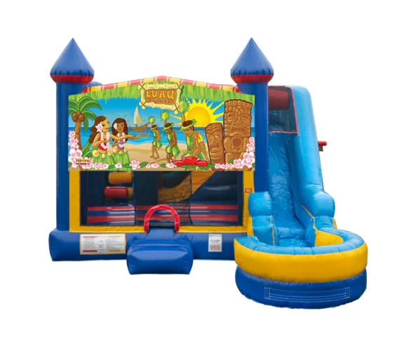 7-in-1 Luau Themed Inflatable