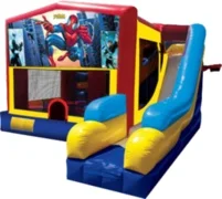 7-in1 Spider-Man Themed Inflatable