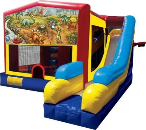 7-in-1 Dinosaur Themed Inflatable