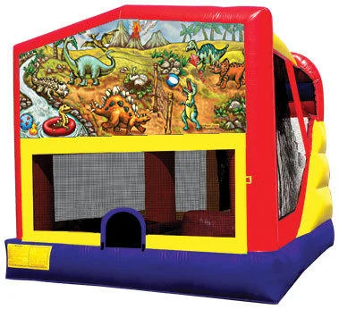 4-1 Dinosaur Bounce House Slide Combo