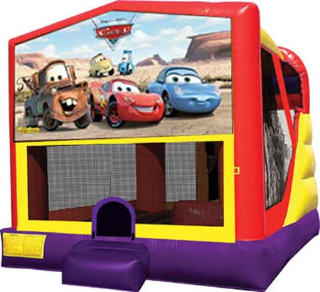 4-1 Disney Cars Bounce House Slide Combo