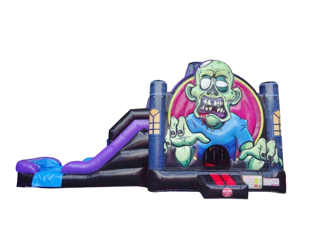 Zombie Slide Bounce House