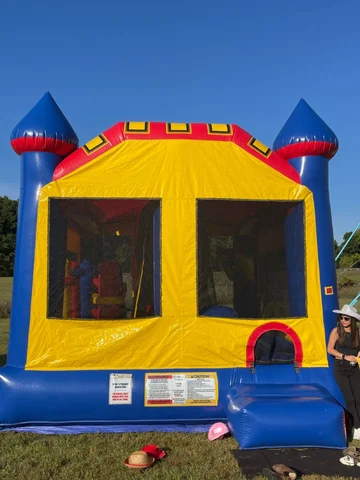 All in 1 Obstacle Course Slide Combo with Basketball Hoop