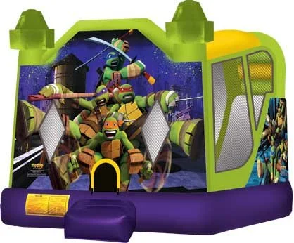 Ninja Turtle Bounce House Slide