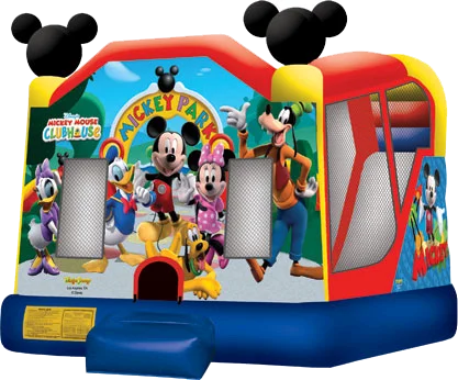 Mickey Park Slide Bounce House Combo