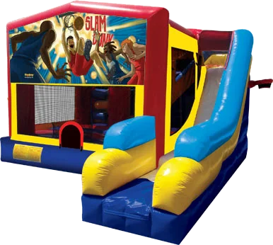 Basketball Slam Dunk 31 Bounce House Slide 1000