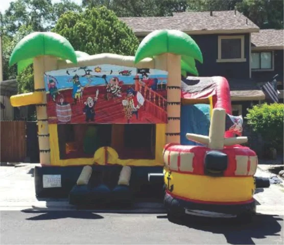 Pirate Ship Bounce House Adventure