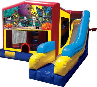 Happy Haunting 25 Bounce House Slide 1000