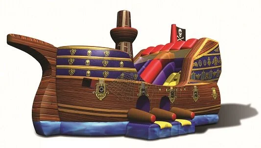 Pirate Ship Bounce Slide Combo