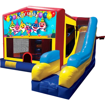 Baby Shark Bounce House Combo 7n1