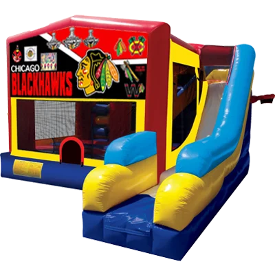 Blackhawks Bounce House Combo 7n1