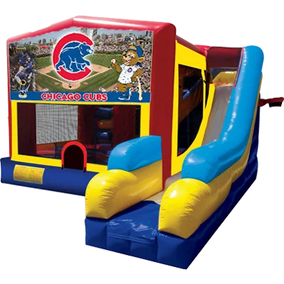 Cubs Bounce House Combo 7n1