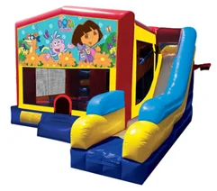 Dora The Explorer Bounce House Combo 7n1