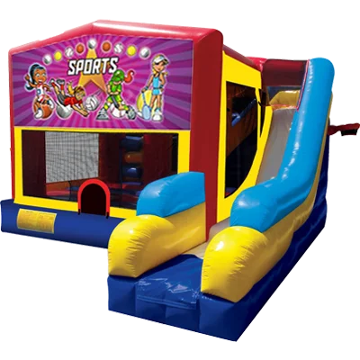 Sports Girls Bounce House Combo 7n1