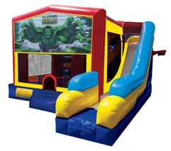 Hulk Bounce House Combo 7n1