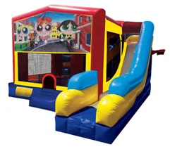 Power Puff Girls Bounce House Combo 7n1
