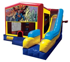 Superman Bounce House Combo 7n1