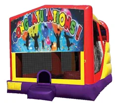 Congratulations Bounce House Combo 4n1