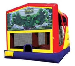 Increible Hulk Bounce House Combo 4n1
