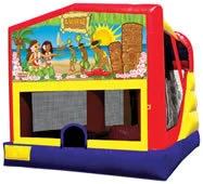 Luau Bounce House Combo 4n1