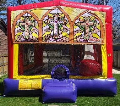 Religon-Cross Bounce House Combo 4n1