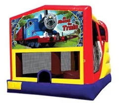 Train Bounce House Combo 4n1
